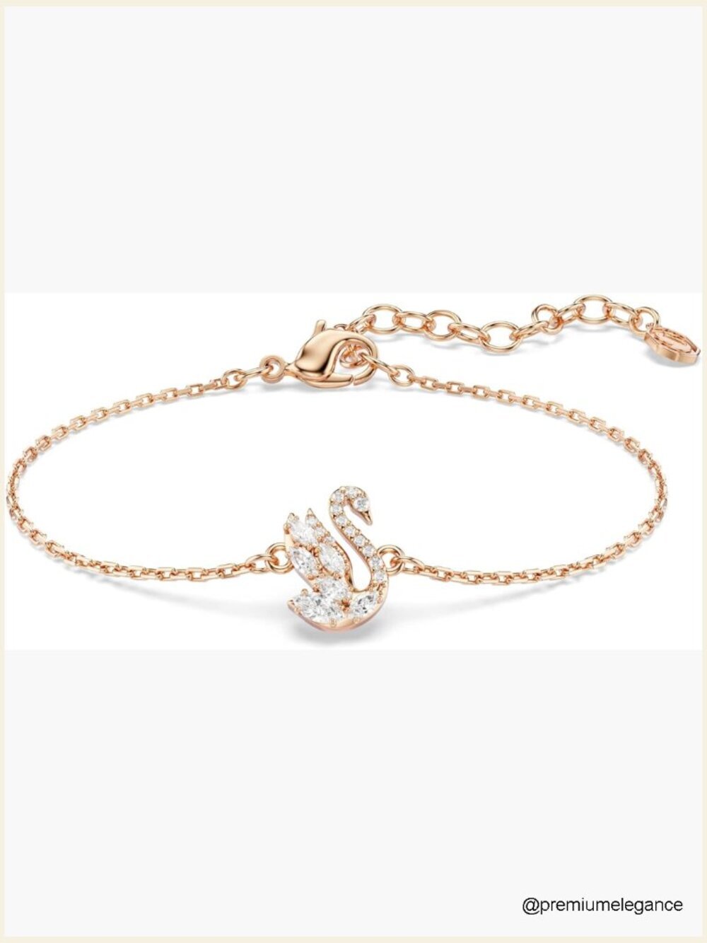 Swarovski Crystal Link Bracelet Adjustable Zirconia